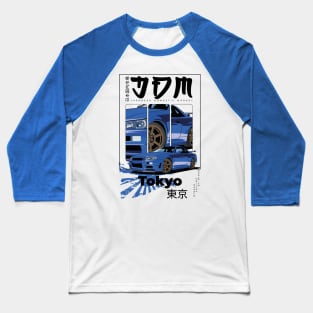 JDM Nissan Skyline GT-R 1999 Baseball T-Shirt